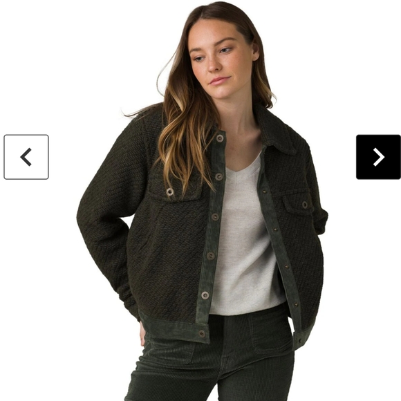 prAna Celtic Button Jacket- Green